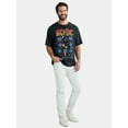 thumbnail image 2 of AC/DC Men's & Big Men's Mineral Wash Oversized Graphic Band Tee, Sizes XS-3XL, 2 of 5