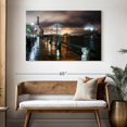 thumbnail image 3 of Elephant Stock Savannah Boardwalk Wall Art - Horizontal Canvas Wall Art - Living Room Wall Decor - Places Canvas - Blue And Orange Decor - 48" x 32", 3 of 8