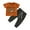 Brown, variant on Baby Clothes Boy Toddler Set Kids Spring Summer Cotton Round Neck Print Short Sleeve Casual 18-24 Months 2t 3t 4t 5t 6t Children Clothing Sleepwear Outfits 2 Piece