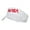 White, variant on NASA Letter Logo Embroidered Sun Visor - White OSFM