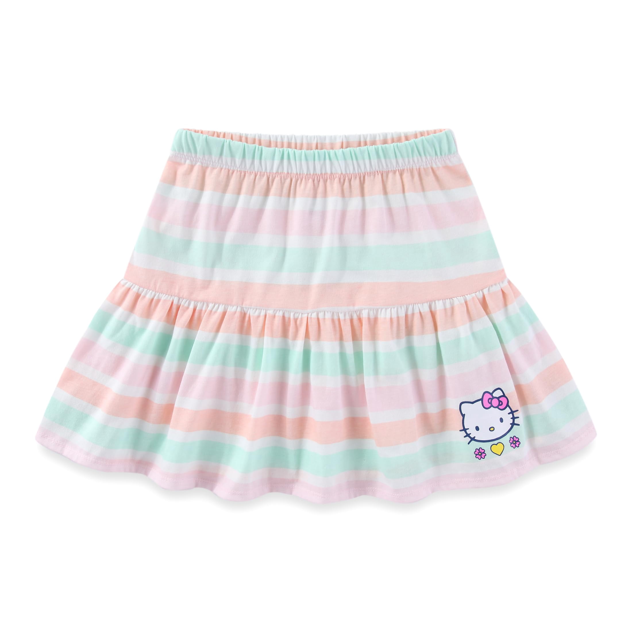 Hello Kitty Sanrio Short Sleeve Polo Shirt and Skirt Set (Girls), 2 Piece Set, Sizes 4-10