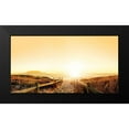 thumbnail image 2 of Anonymous 18x11 Black Modern Framed Museum Art Print Titled - Sunset Beach Path, 2 of 5