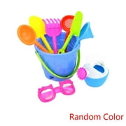 9PCS/Set Random Color Kids Sand Beach Toys Castle Bucket Spade Shovel Rake Water Tools SetKids Toys Birthday Gift