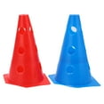 thumbnail image 2 of 23cm/9.1in Football Barrier Multicolor Portable Skating Marker Basketball Training Cones, 2 of 14