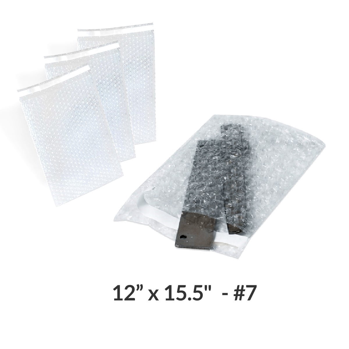 Uboxes Bubble Out Bags #7, Self-Sealing, 12 x 15.5 in, 100-Count