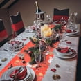 thumbnail image 3 of BJUTIR Christmas Table Runner Holiday Table Runners For Dining Room Snowflake Snowman Table Runner For Christmas Table Decorations Holiday Decor, 3 of 9