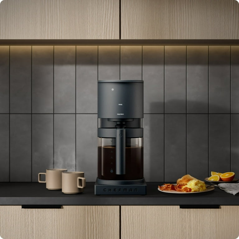 Chefman Caffeinator Drip 14-Cup Programmable Coffee Maker, Black