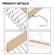 thumbnail image 4 of Sujetador de almacenamiento multifuncional resistente Tie Box para mujer para gorro Suspensión de sujeto de bufanda, 4 of 11