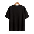 thumbnail image 2 of Camiseta con estampado gráfico, manga corta y cuello redondo, informal, para verano y primavera, para mujer, para uso deportivo., 2 of 6