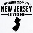 thumbnail image 2 of CafePress - Somebody In New Jersey Loves Me Body Suit - Long Sleeve Cotton Baby Bodysuit, 2 of 4