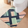 thumbnail image 2 of Yayeee Bath Rug for Bathroom Floor Non Slip Rectangle Fluffy Soft Absorbent Mat, 16"x24", Isometric Pink, 2 of 7