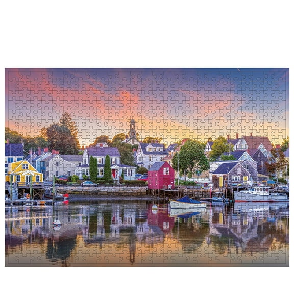 500-Piece Paper Puzzle for Ages 6 , Recreational Game, 46 x 28 cm