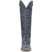 Dingo Women's Honkytonk Honey Tall Denim Boot Snip Toe - DI162-BL 7 M US