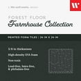 thumbnail image 2 of Forest Floor Farmhouse Collection 3/8 Inch Thick Printed Wood Grain Mats, 24 in x 24 in, Classic Oak, 2 of 2