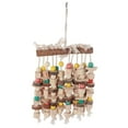thumbnail image 4 of Wooden Chewing Toy By UrbanEden: Hanging Bird Bite Toy With Multicolored Blocks, Ideal Climbing And Chewing Toy For Macaws, 4 of 8