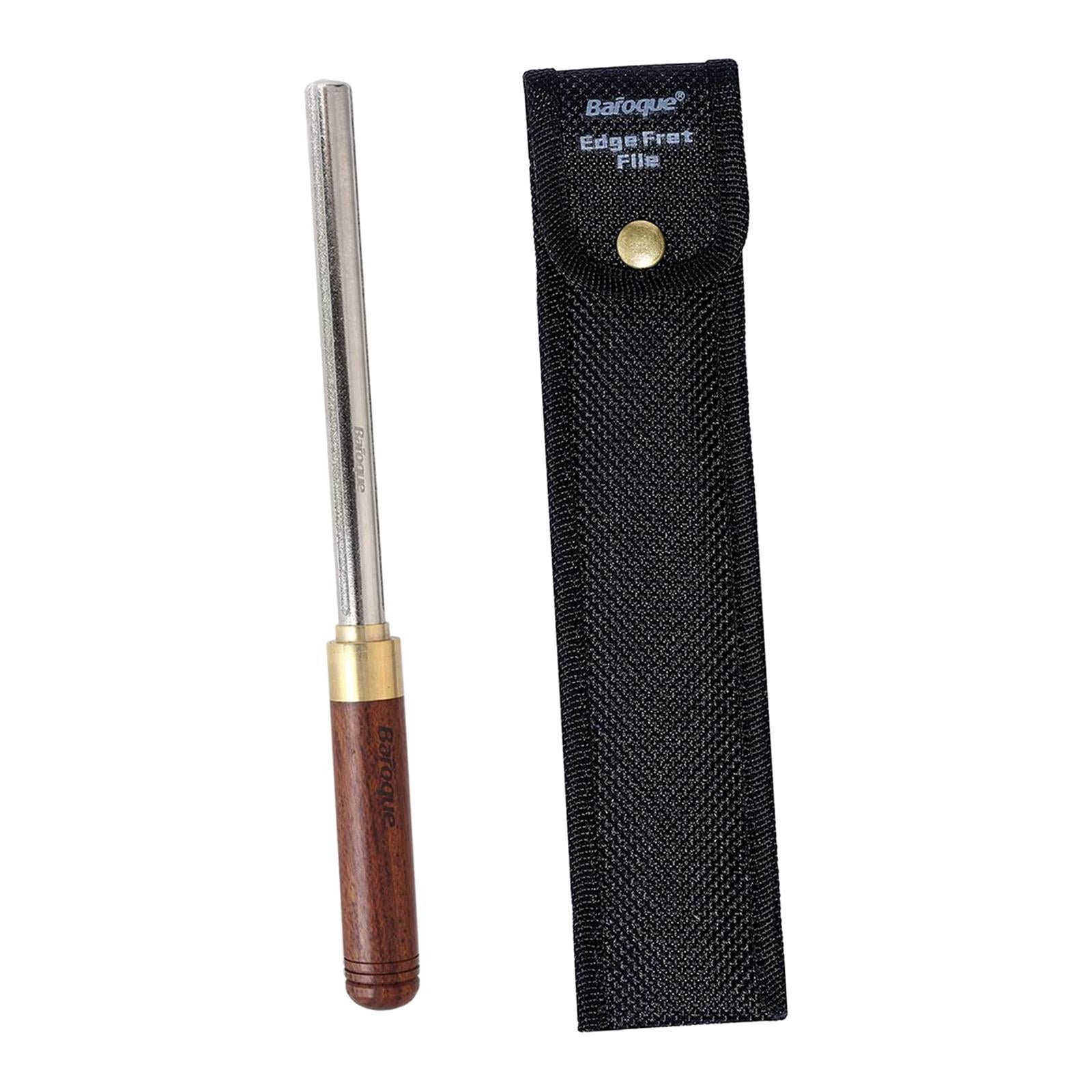 LeeQinersw Guitar Fret Crowning Dressing File Luthier Tools Wood Handle Professional Guitar