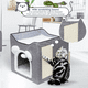 thumbnail image 4 of Casa Para Gatos Con Cama Plegable Y Cojín Suave Para Mascota, 4 of 4