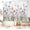 01 Watercolor Floral, variant on Purple Lavender Farmhouse Flower Kitchen Curtain 27.5W X 39L Inch 2 Panels Country Retro God Says You are Wooden Rustic Small Cafe Tier Hummingbird Window Treatment Short Drapes Bathroom Decor