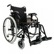 Karman  18 in. 28 lbs Seat Adjustable Ultra Lightweight Wheelchair, Black