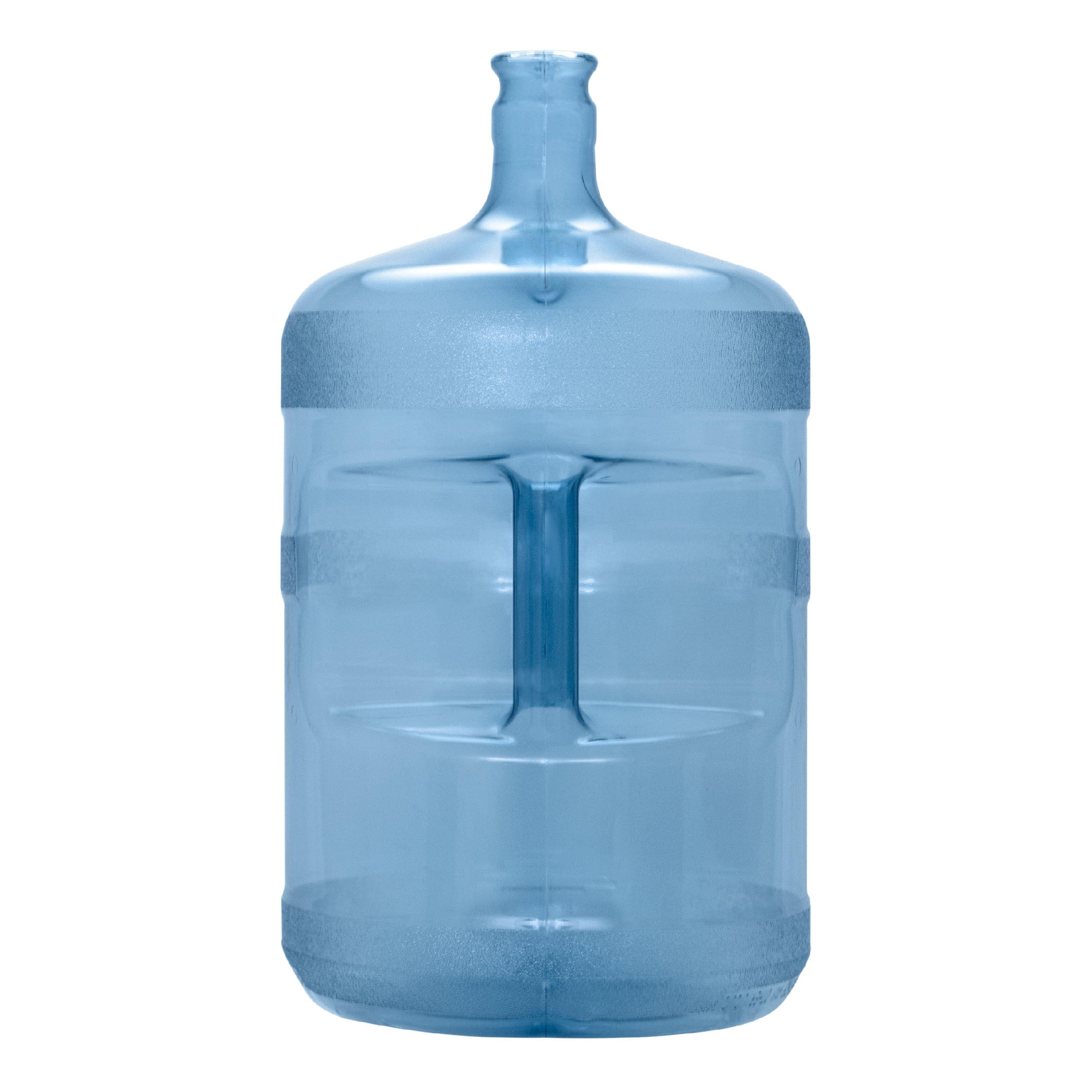 5 Gallon PET Plastic Crown Top Water Bottle - Blue Dot Water