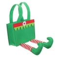 thumbnail image 5 of Homoyoyo Reusable Green Cloth Christmas Candy Bags for Holiday Storage and Festive Party Favor Pouches, 5 of 8