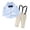 Blue, variant on Mercatoo Pants Tops T-Shirt Boys Bowtie Gentleman Set 2PCS Toddler Suspender Baby Newborn Pacifier 03 Boy Infant Clothes Boy 0/3