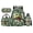 Camo Dinosaur, variant on Garronmavis Vintage Art Heart Cat 4PCS School Backpack Set, 17 Inch Colorful Graffiti Print Girls Daypack with Insulated Lunch Bag, Pencil Pouch and Water Bottle Holder
