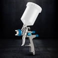 thumbnail image 2 of Pistola pulverizadora neumática LVLP de 600ml, pistola pulverizadora neumática de baja presión para pared de muebles de coche DIY JShteea  El nuevo, 2 of 9