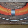thumbnail image 6 of Ambesonne Nautical Place Mats Set of 4, Wall Safety, Standard Size, Orange Grey Brown, 6 of 6