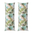 thumbnail image 2 of Bingfone Body Pillow Cover Long Pillow Case With Zipper Decorative Bedding Pillowcase 20"X54" Soft Cushion Pillow Case For Bedroom-Watercolor Palm Tree, 2 of 8