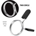 thumbnail image 4 of Barbell Spring Clip Dumbbell Circlip Collars Olympic Barbell Weight Bars Weightlifting Clamps Clips 2 Inches Lock Buckle for Fitness Exercise Strength Training Gym Accessory 1 Pair, 4 of 8