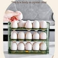 thumbnail image 7 of Dengmore Egg Holder for Refrigerator 30 Count 3 Layer Eggs Storage Container for Fridge Kitchen Large Capacity Organizer Egg Dispenser, 7 of 7