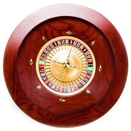Casino Roulette Wheel Deluxe Wooden Board Game