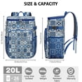 thumbnail image 3 of Cooler Backpack 26 Cans Portable Backpack Coolers Insulated Leak Proof,Camping Cooler Backpack for Travel,Beach,Camping,Picnic,Lunch Backpack for Women Men, 3 of 6