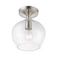 thumbnail image 3 of Livex Lighting - Aldrich - 1 Light Semi-Flush Mount In Transitional Style-9.25, 3 of 10