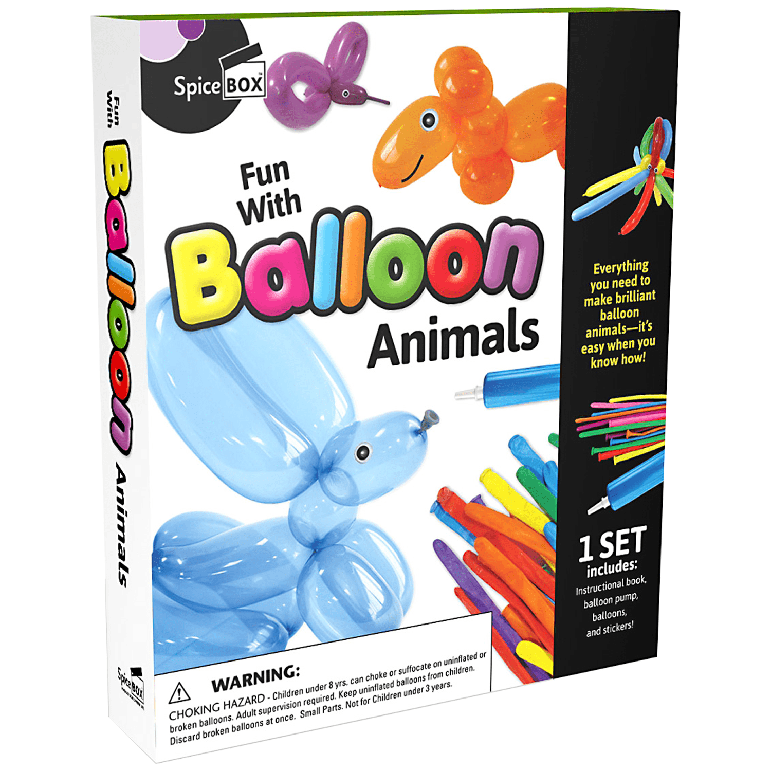 SpiceBox Children's Activity Kits Fun With Balloon Animals for Kids
