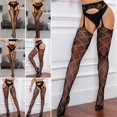 thumbnail image 2 of Medias De Tirantes Negras Sexy Entrepierna Abierta Para Mujer Pantimedias De Red Erótica Gao Jiahui unisex, 2 of 2