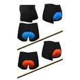 thumbnail image 3 of Pantalones cortos de ciclismo para hombre ropa interior para bicicleta con forro MTB acolchado, 3 of 8