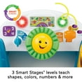 thumbnail image 4 of Fisher-Price Laugh & Learn Crawl Around Car, Electronic Learning Toy for Toddler, Blue, 4 of 7