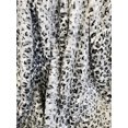 thumbnail image 3 of Plutus PBEZ1665-96x110T Snow Leopard Faux Fur Gray Luxury Throw Blanket, Gray - Queen, 3 of 3