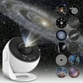 thumbnail image 1 of Planetarium Star Projector, Galaxy Projector, Realistic Starry Sky Night Light With 12 Movie Discs, Solar System Constellation Moon For Kids Bedroom L, 1 of 5