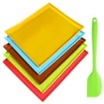thumbnail image 3 of Easy to Clean Silicone Tray Mat Brown For Baking 6Pcs 12.38X10.22X0.31Inches, 3 of 5