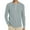 Blue, variant on Men's Long Sleeve Waffle Knit Henley Shirts Slim Fit Lightweight Fashion Casual Button Down Lightweight Basic T Shirts(Gray,L)