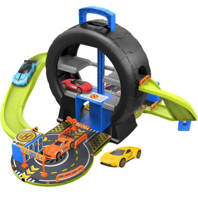 Hot wheels City Expansion Track Pack Set And Car Multicolor