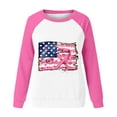 thumbnail image 4 of Jienlioq Hauts à Manches Longues pour Femmes Mode Féminine Col Rond Imprimé Ample Manches Longues Col Rond Sans Capuche Pull Offres Cyber Monday, 4 of 4