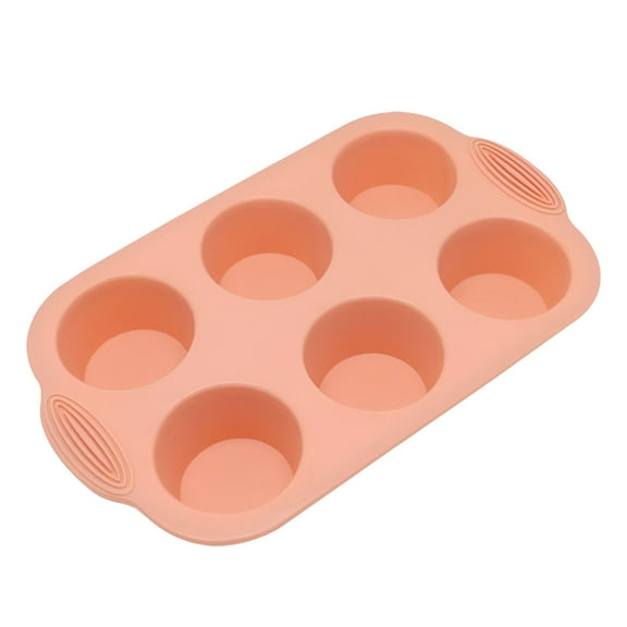 ACDANC Jumbo Muffin Pan Large Muffin Pan 6 Cup Jumbo Muffin for Baking Silicone Non Stick