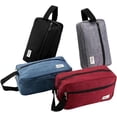 thumbnail image 5 of Travel Toiletry Bag for Women and Men,Hanging Cosmetic Bag,Oxford Fabric Toiletry Organizer for Travel,Business Trips and Daily Use,Travel Essentials for Men or Women (Black), 5 of 6