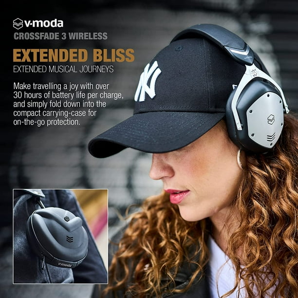 V-Moda Crossfade 3 Wireless Headphones - Gunmetal Black (New V-Moda Crossfade 3 Wireless Headphones - Gunmetal Black (New