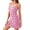 Cherry-pink, variant on Ekouaer Women' Lace Trim Cami Sleep Dress Loungewear Cute Night Gowns for Women