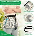 thumbnail image 6 of Cute Squirrels with Plant Server Apron with 3 Pockets Waterproof Waitress Waist Short Apron for Man Woman 12 Inches, 6 of 7